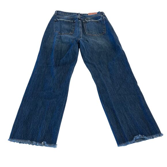 Pistola Cassie Crop Super‎ High Rise Straight Distressed Jeans size 27 - Picture 4 of 12
